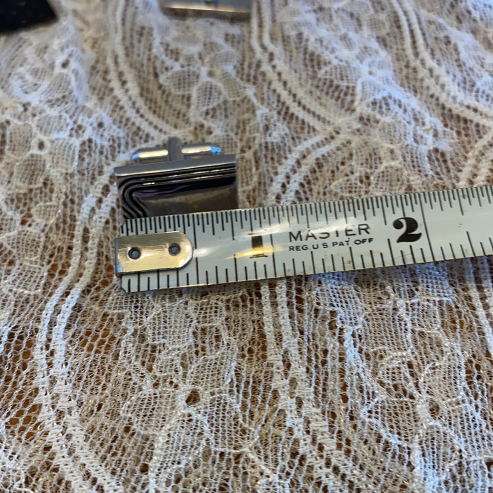 Vintage Speidel Rectangular Silver Tone Mirror Fi… - image 6